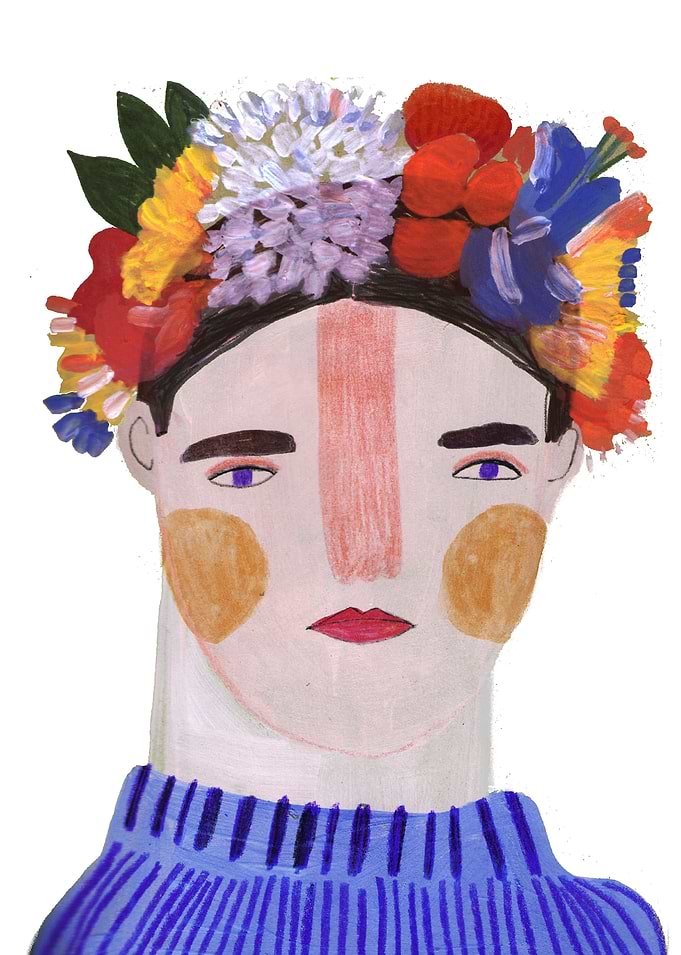 fashion illustration inspired by Eudon