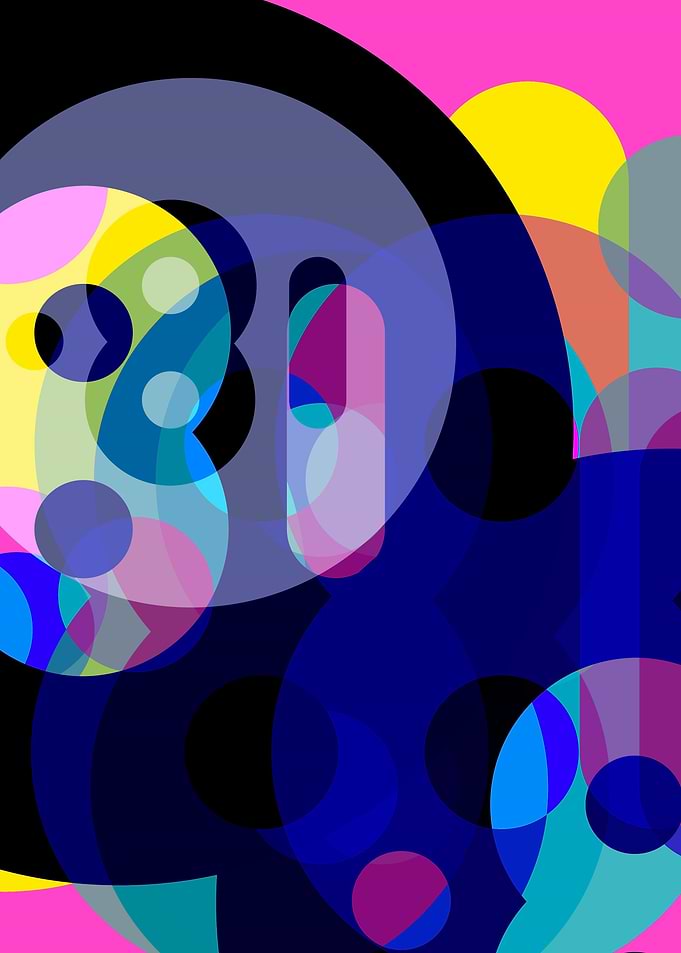 Psychedelic 8 ball