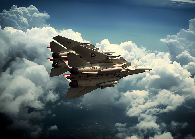 US Navy Grumman F14 Tomcats