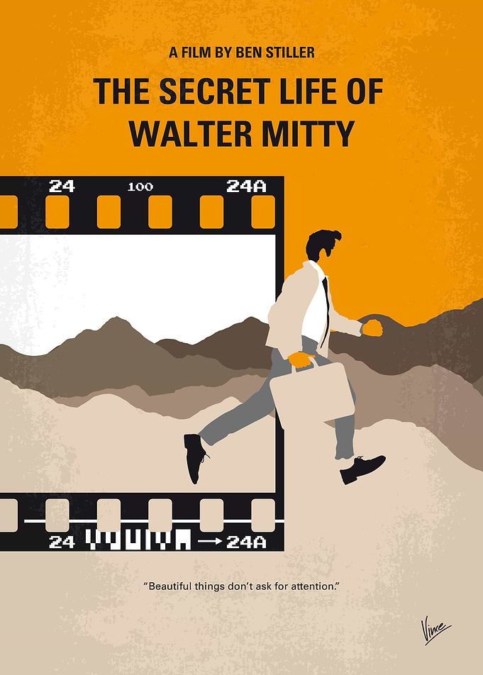 No806 My The Secret Life of Walter Mitty minimal movie ...