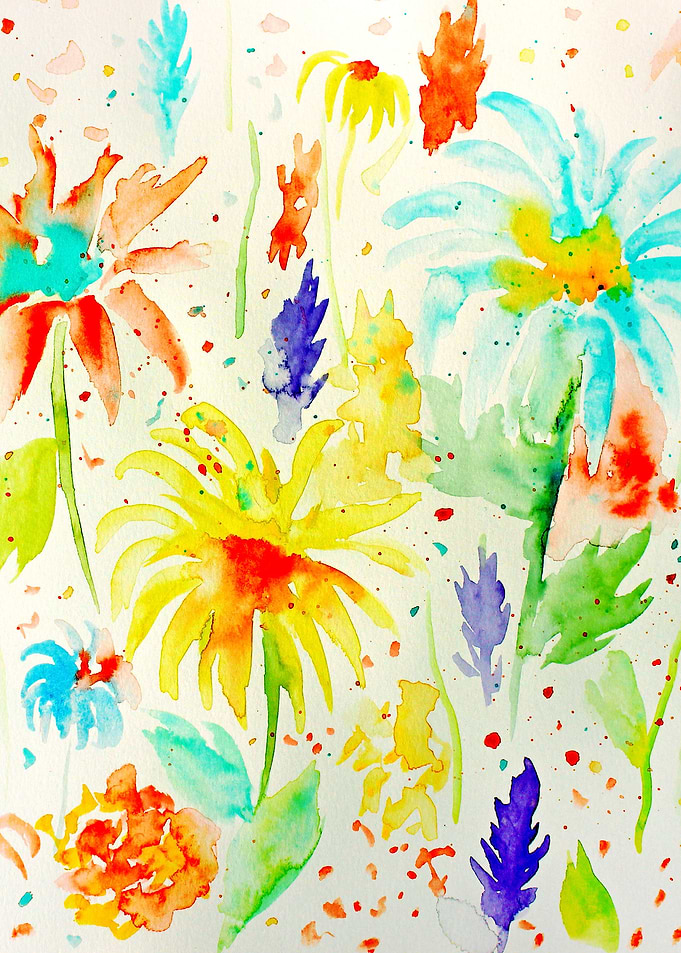 Abstract Flowers 01