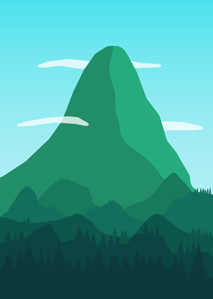 Lush mountain