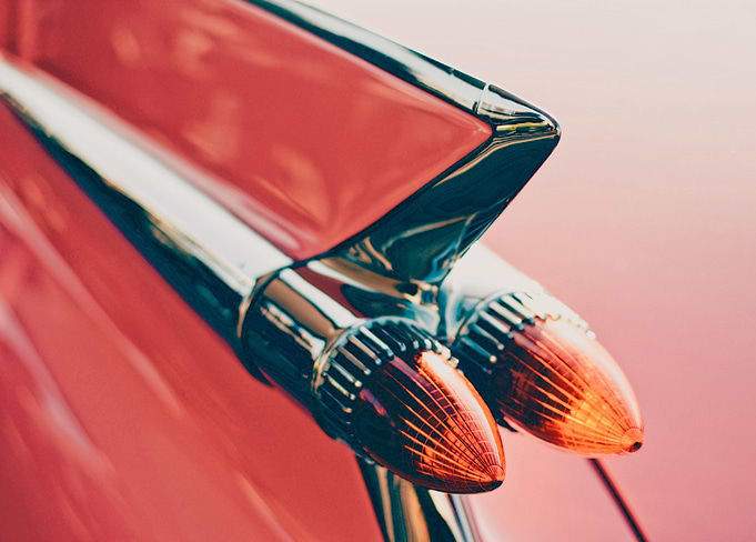 Vintage / Cars / Red / Tai