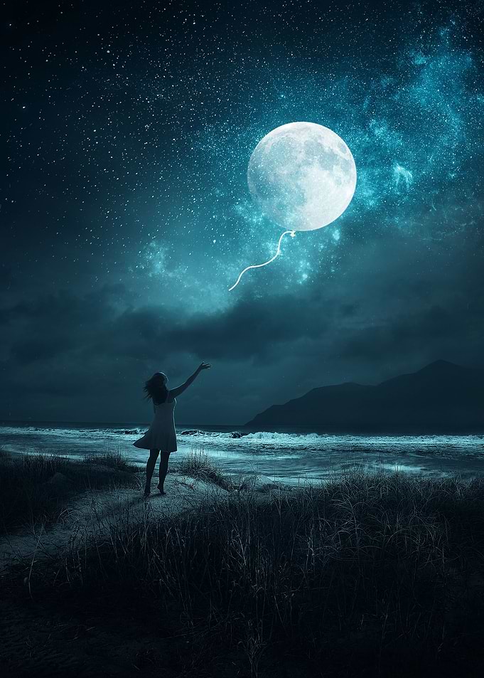 Balloon moon