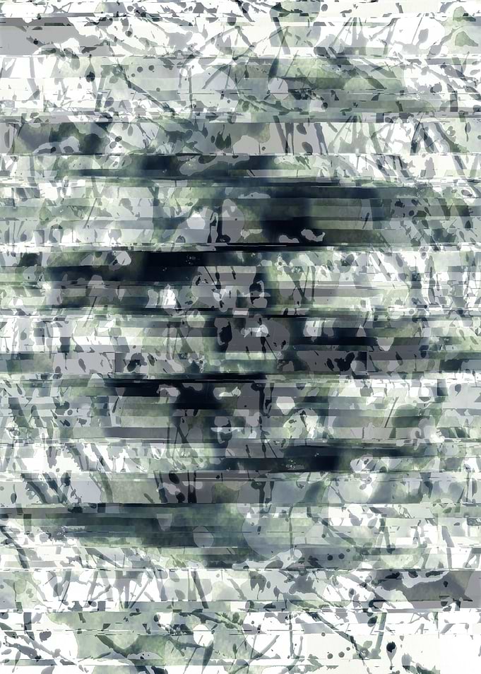 Abstract ink painting