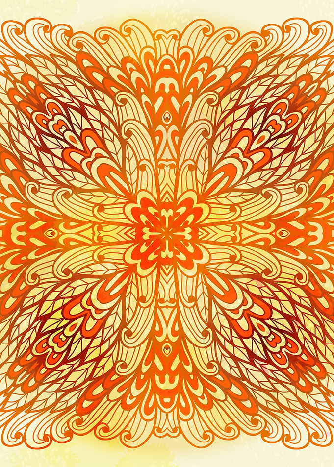 Hand Drawn Floral Mandala 01