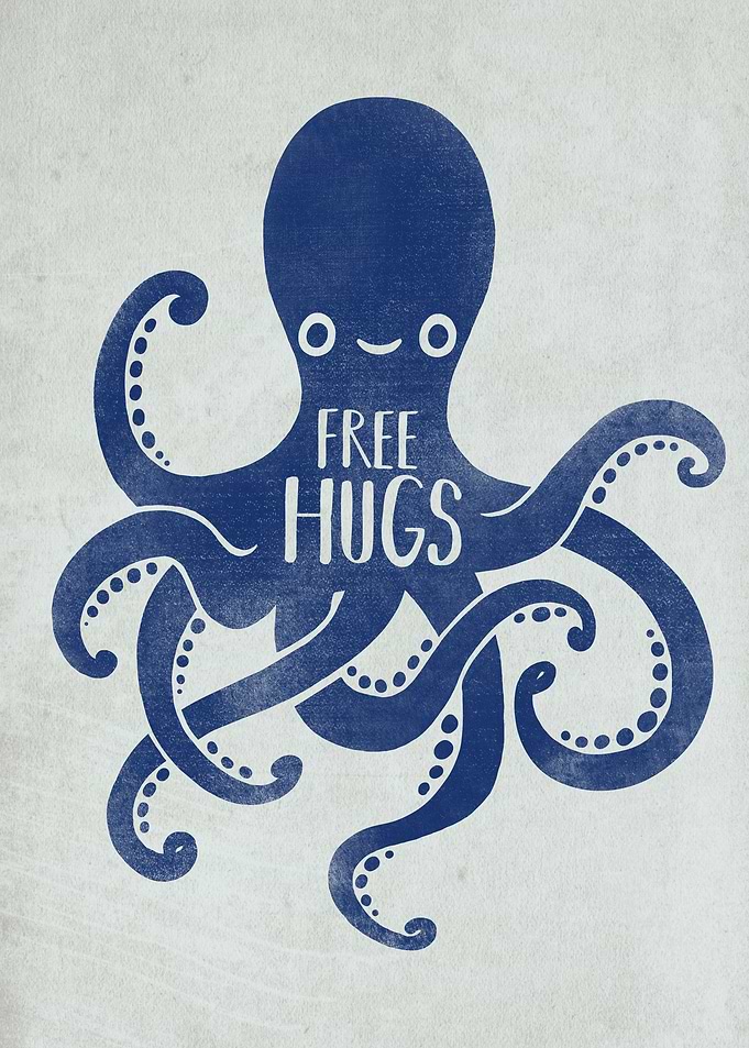 Octopus free hugs