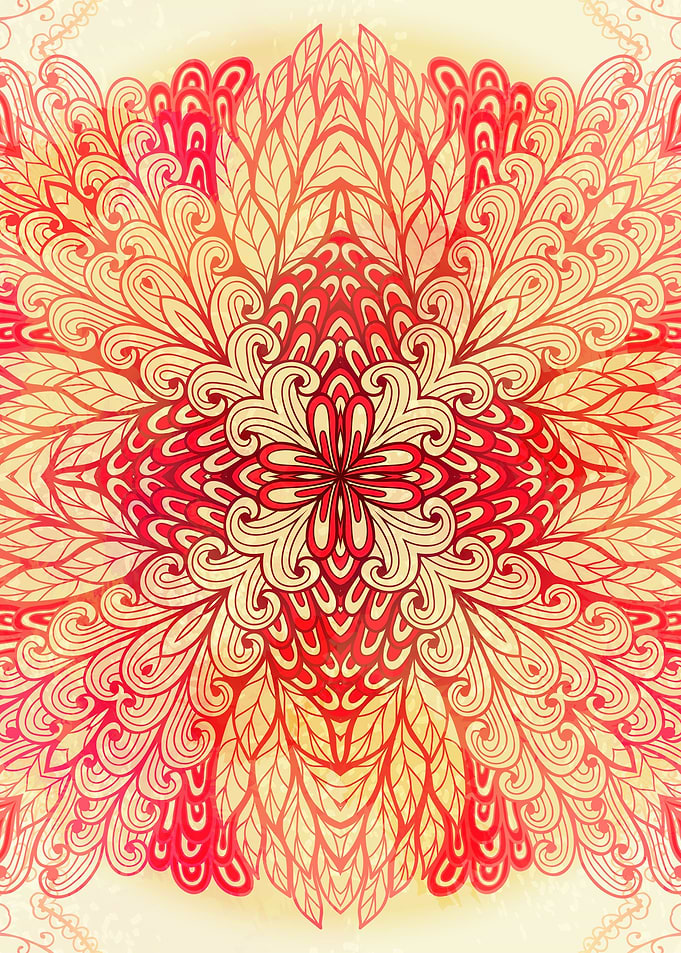 Hand Drawn Floral Mandala 02