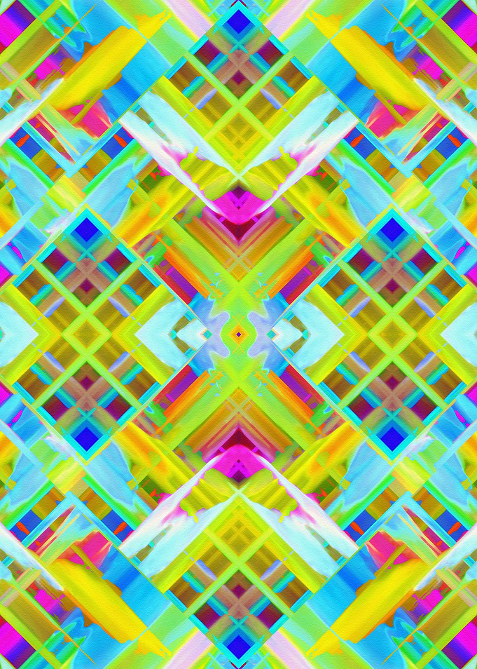 Colorful digital art splashing G471