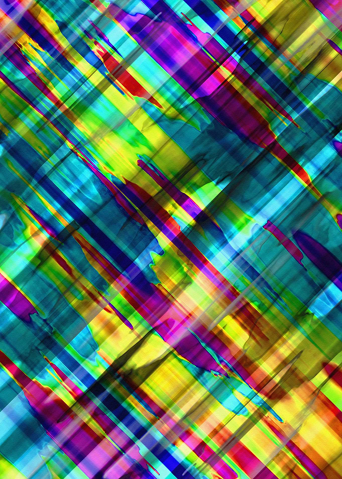 Colorful digital art splashing G72