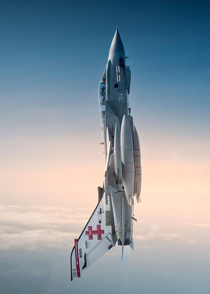 Tornado GR4A ZA600 of 41(R)Sqn, taken during an air/air ...