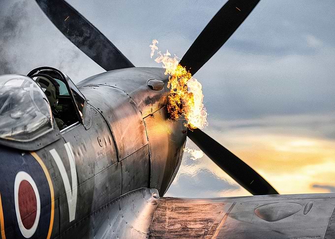 Spitfire TE311 of the RAF Battle of Britain Memorial Fl ...