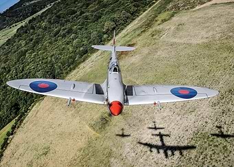 Spitfire MK356 of the RAF Battle of Britain Memorial Fl ...