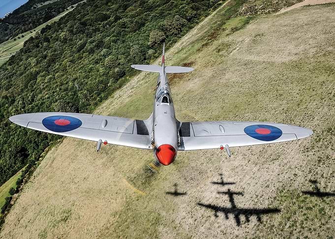Spitfire MK356 of the RAF Battle of Britain Memorial Fl ...