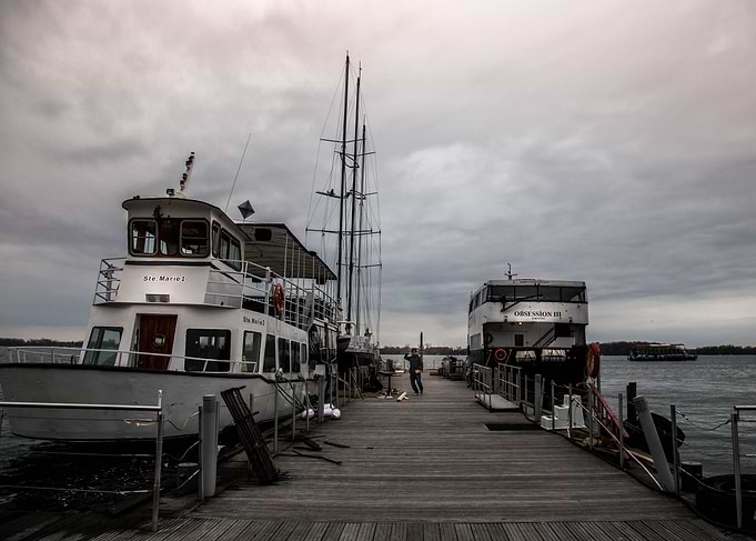 All aboard! Dark grey tones give an ominous vibe to thi ...