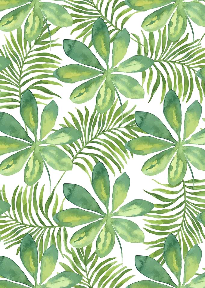 Tropical Branches Pattern 01