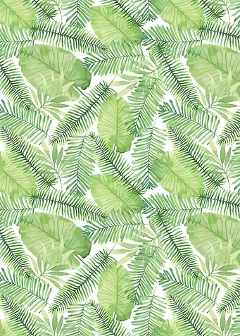 Tropical branches pattern 02
