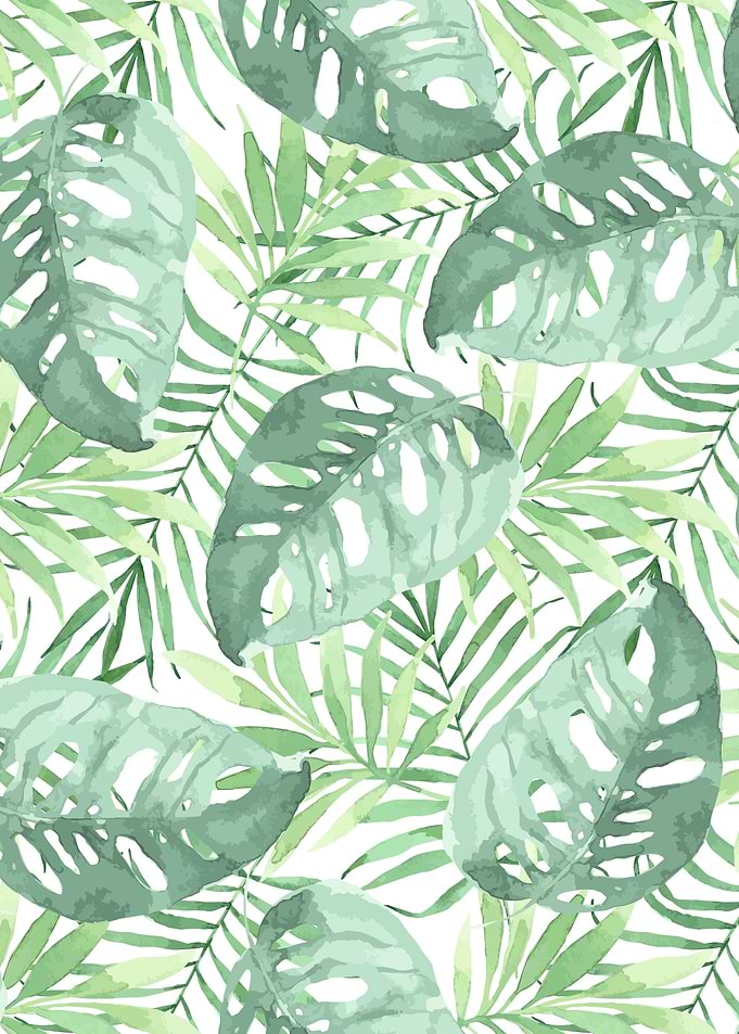 Tropical Branches Pattern 03