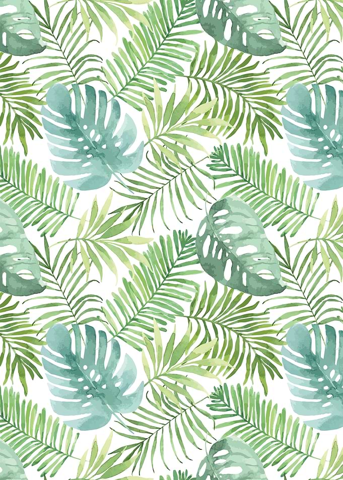 Tropical branches pattern 06