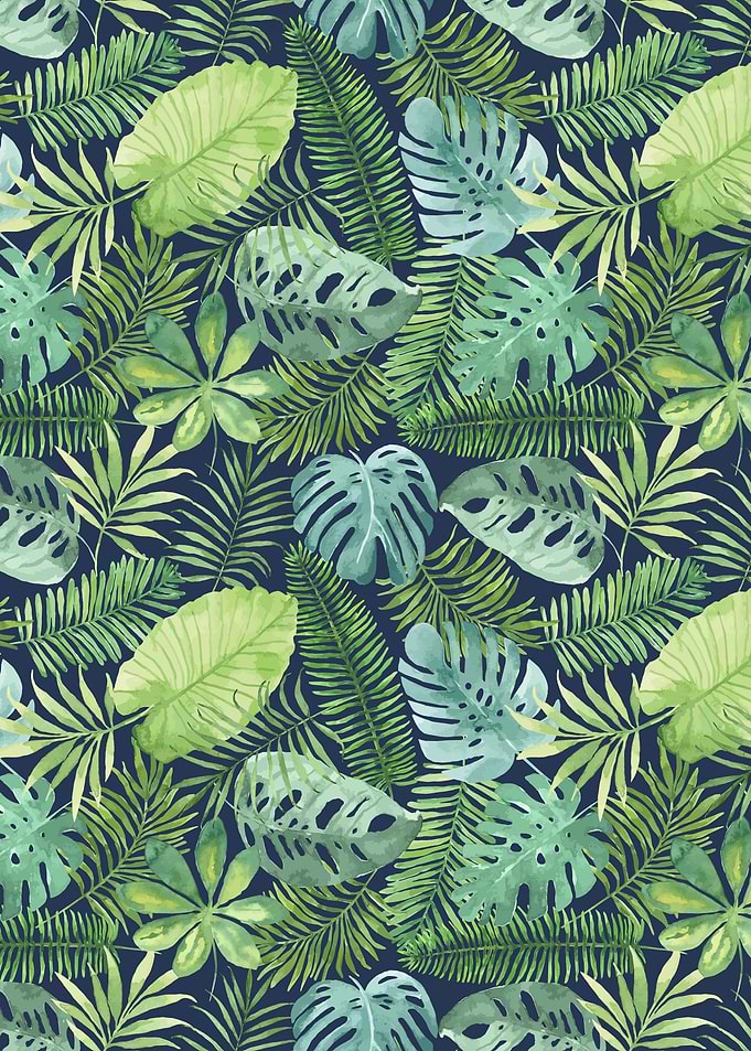 Tropical branches on dark pattern 08