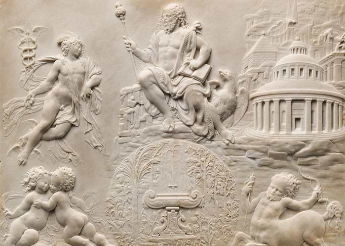 Marble relief