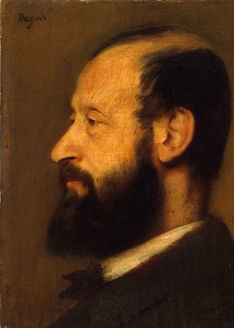 Edgar Degas - Joseph-Henri Altès (1826–1895), 1868, oil ...