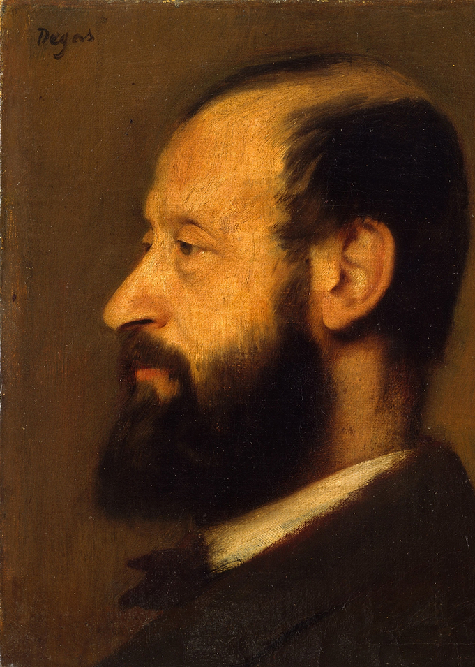 Edgar Degas - Joseph-Henri Altès (1826–1895), 1868, oil ...