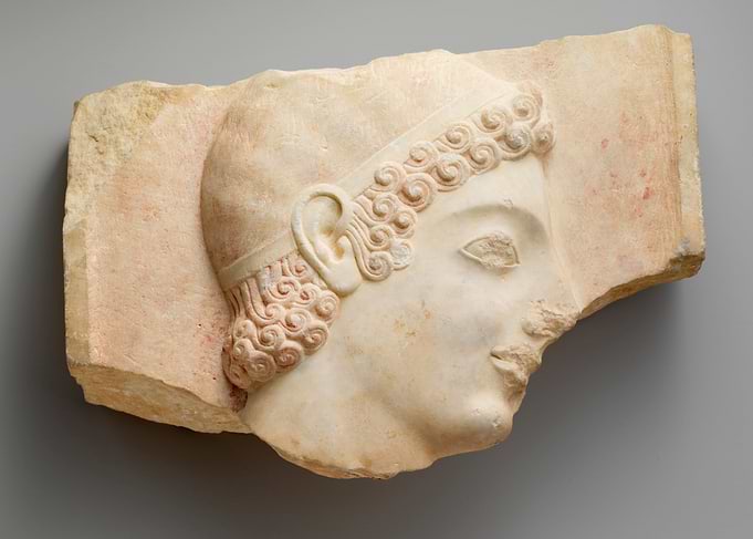 Marble relief