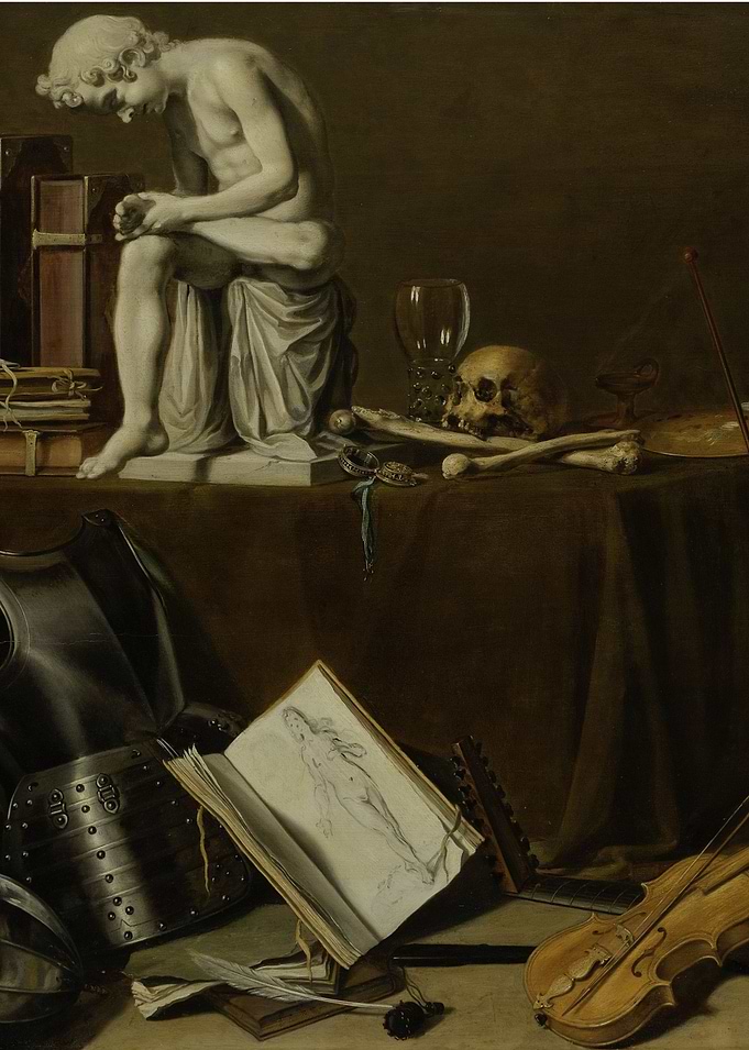 Pieter Claesz - Vanitas Still Life with the Spinario, 1 ...