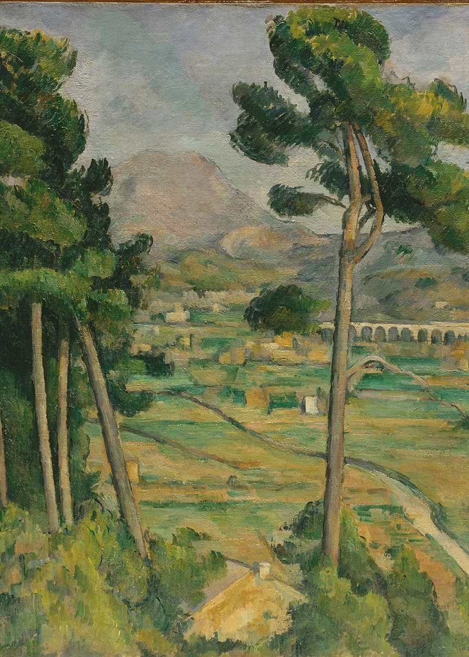 Paul Cezanne - Mont Sainte-Victoire and the Viaduct of ...