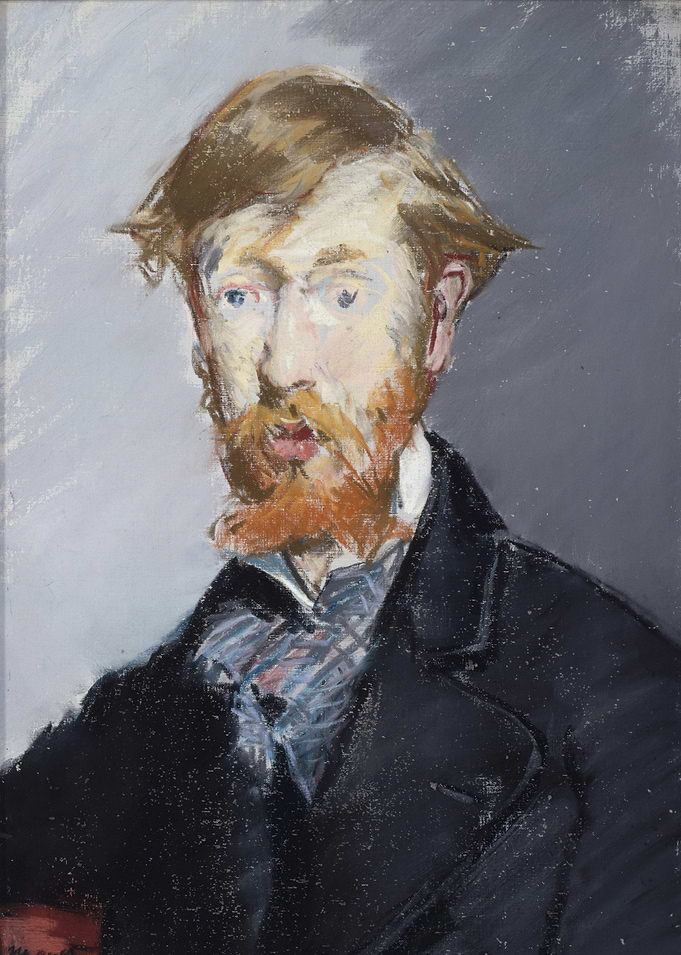 Édouard Manet - George Moore (1852–1933), 1879, pastel ...