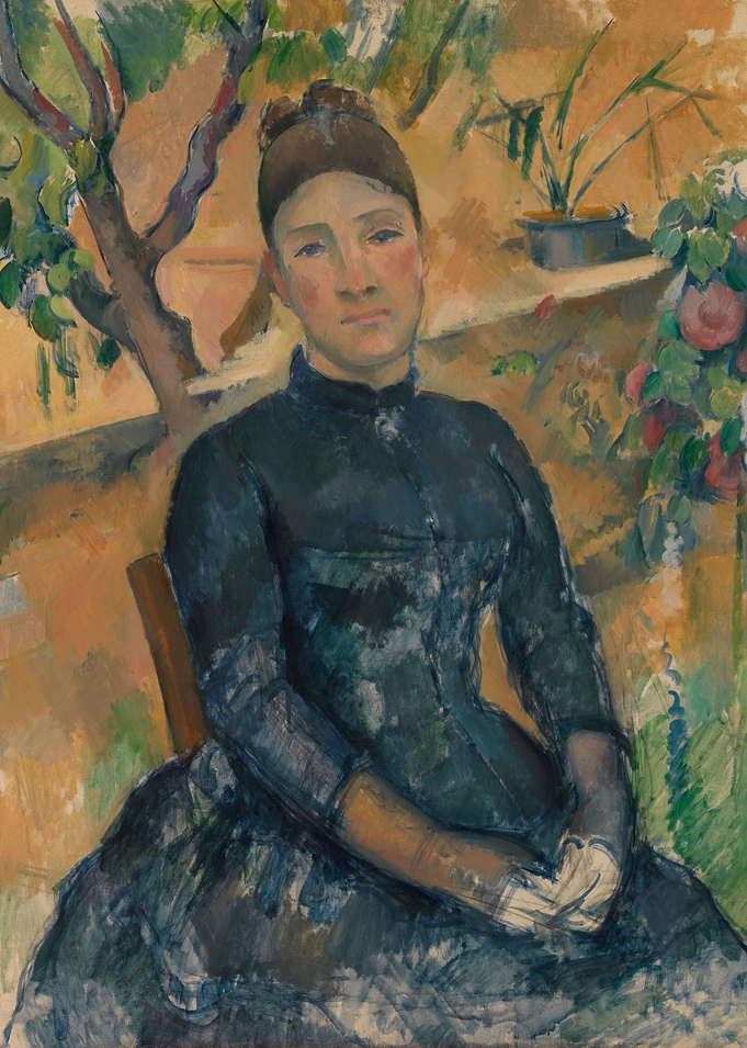 Paul Cezanne - Madame Cézanne (Hortense Fiquet, 1850–19 ...