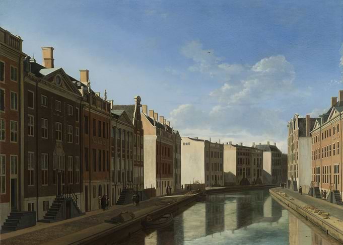 Gerrit Adriaensz Berckheyde - Gezicht op de Gouden Boch ...
