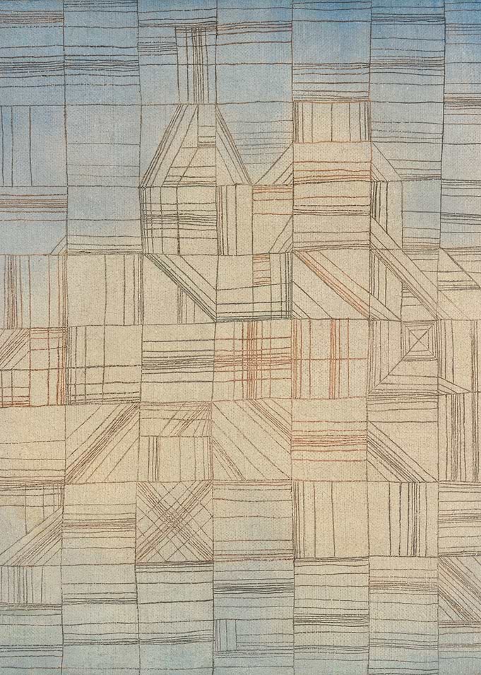 Paul Klee - Variations (Progressive Motif), 1927, oil and watercolor on canvas; Collection of The Metropolitan Museum of Art in New York