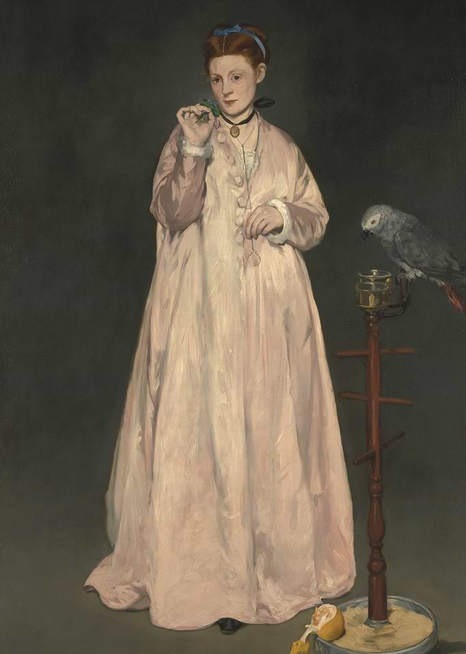 Édouard Manet - Young Lady in 1866, 1866, oil on canvas ...