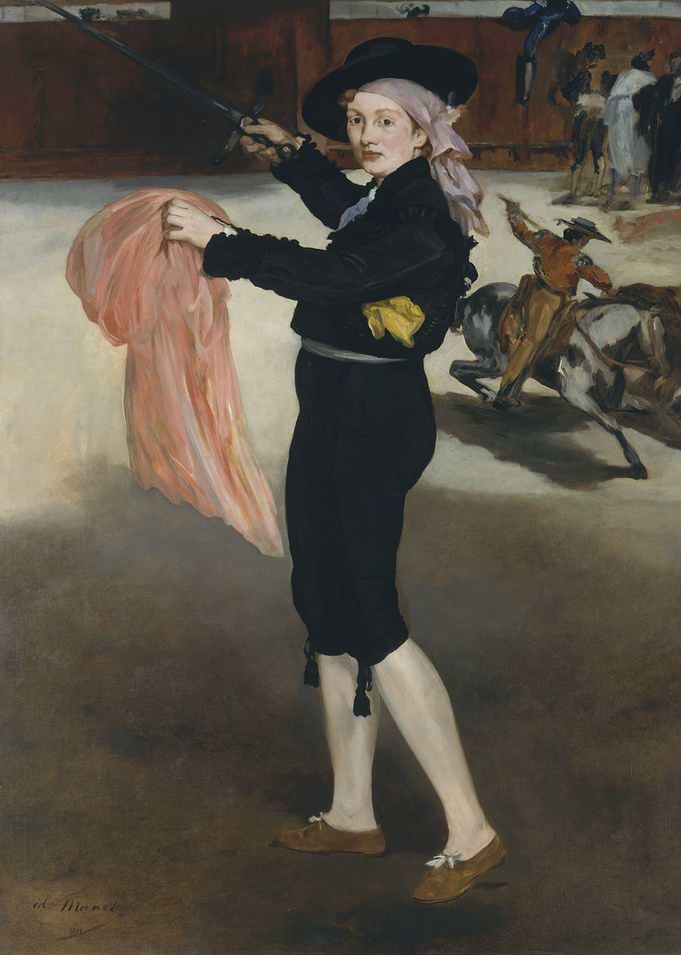 Édouard Manet - Mademoiselle V. . . in the Costume of a ...