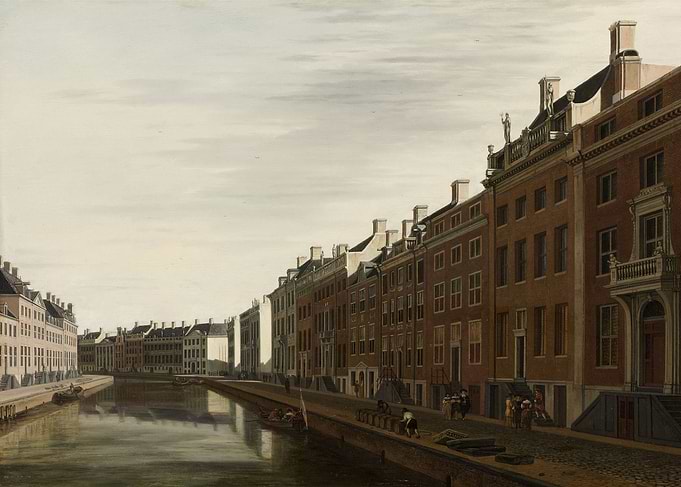Gerrit Adriaensz Berckheyde - The ‘Golden Bend’ in the ...