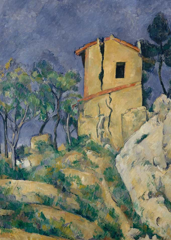 Paul Cézanne - The House with the Cracked Walls, 1892–9 ...