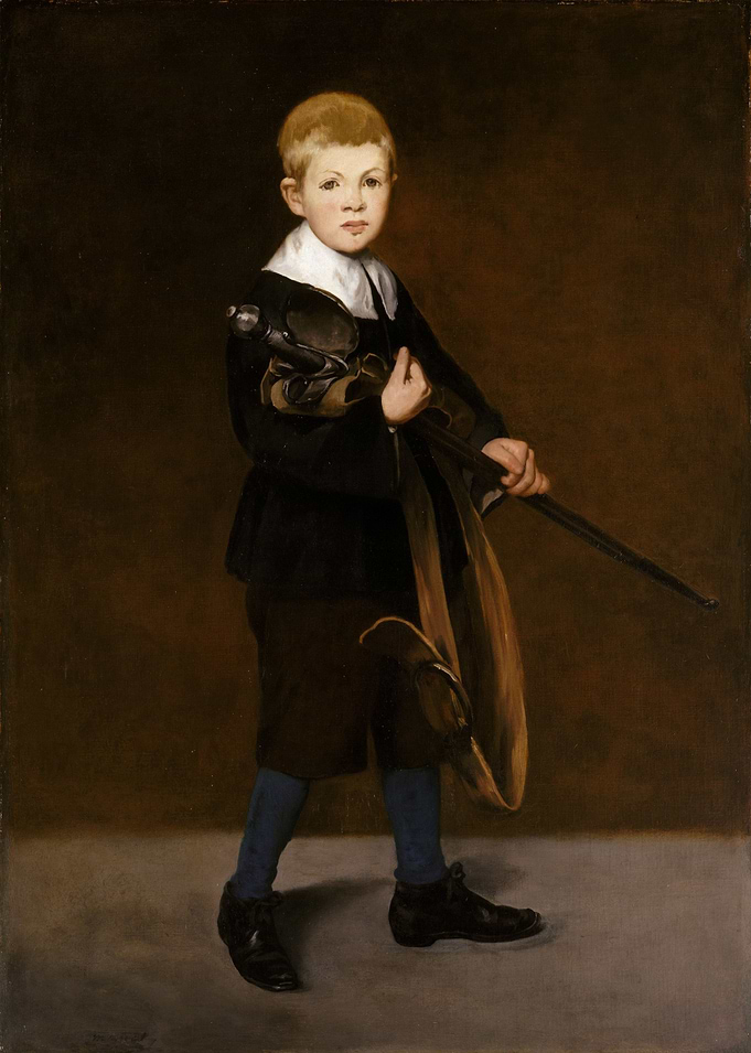 Édouard Manet - Boy with a Sword, 1861, oil on canvas; ...