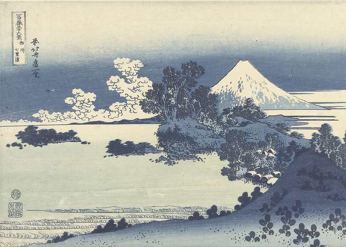 Hokusai - Kajikazawa in Kai Province, from the series T ...