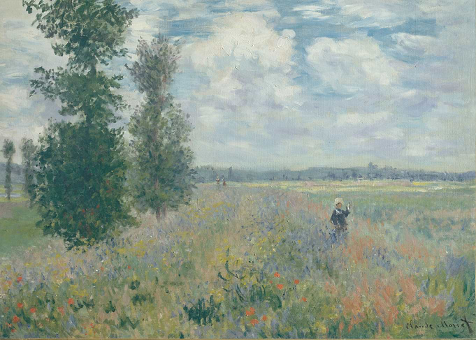 Claude Monet - Poppy Fields near Argenteuil, 1875, oil ...