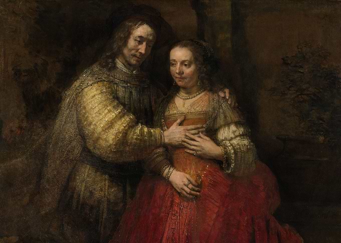 Rembrandt Harmensz van Rijn - The Jewish Bride, c. 1665 ...