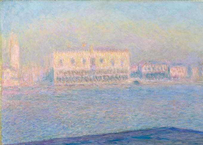 Claude Monet - The Doge's Palace Seen from San Giorgio ...