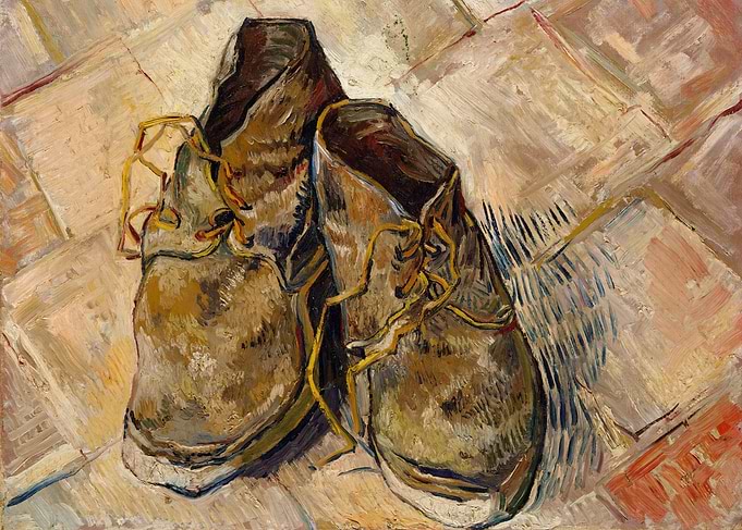 Vincent van Gogh - Shoes, 1888, oil on canvas; Collecti ...