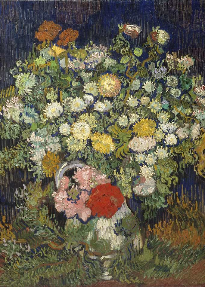 Vincent van Gogh - Bouquet of Flowers in a Vase, 1890, ...