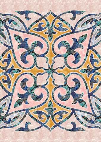 Blue Oriental Tile 01