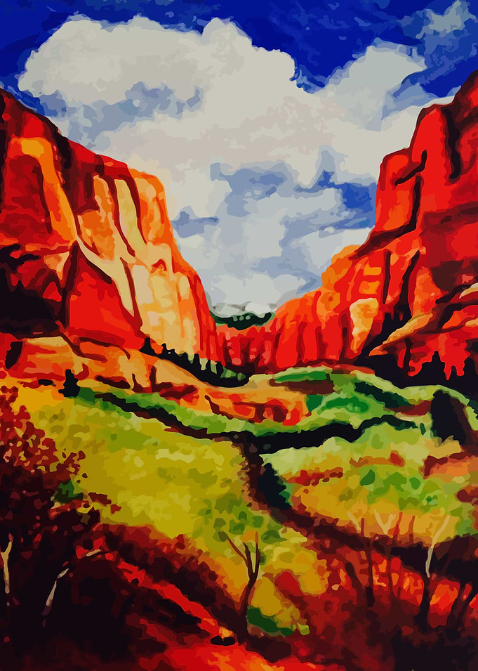 Colorful Mountains of Sedona Arizona.