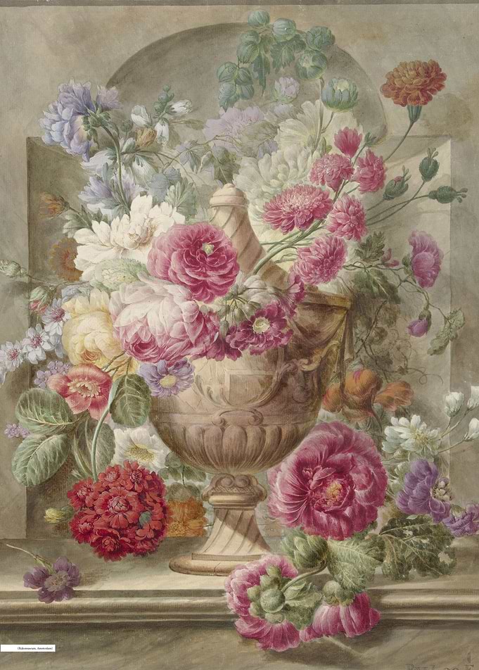 Vintage illustration of flowers