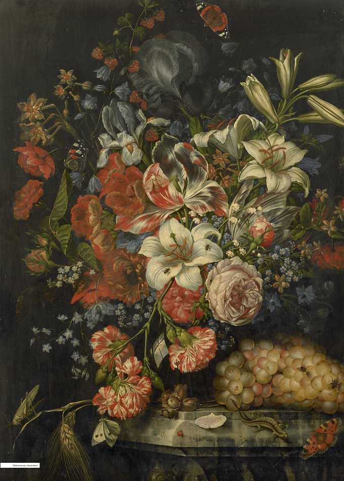 Vintage illustration of flowers