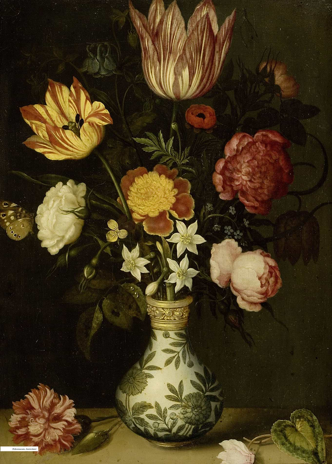 Vintage illustration of flowers